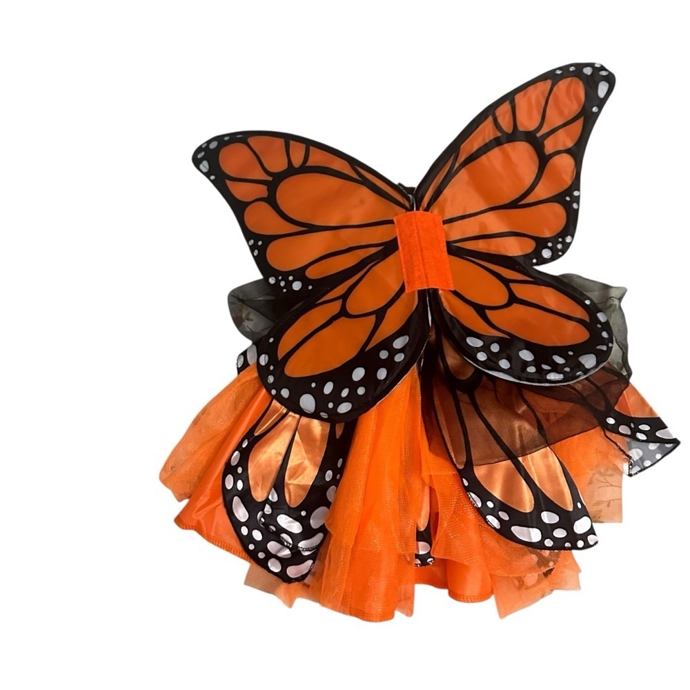 Vibrant Monarch Butterfly Kids Costume - Picture 3 of 4